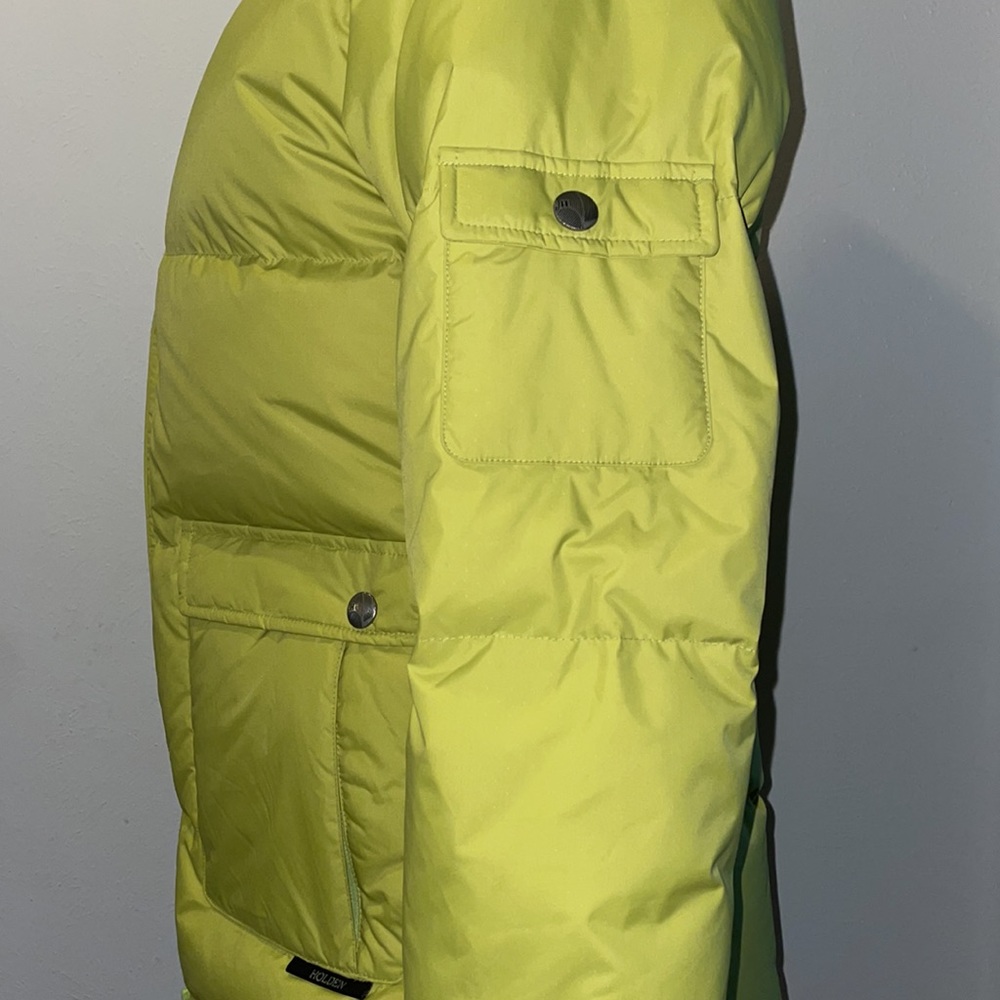 HOLDEN Lime Green Winter Down Parka Jacket size M NWOT - Picture 15 of 15